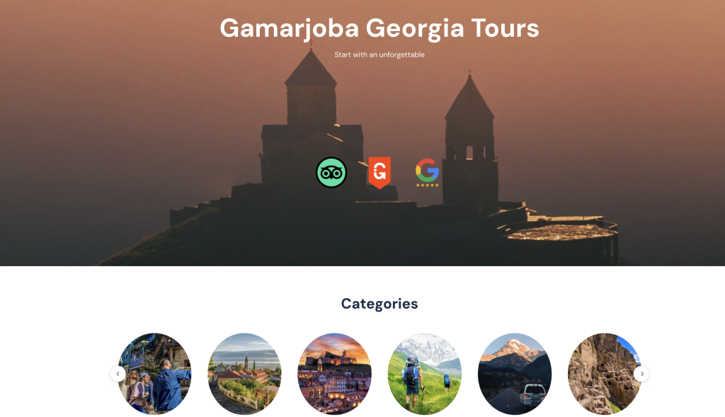 Gamarjoba Georgia Tours Digital Transformation